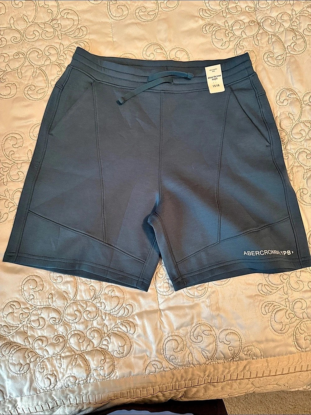 Abercrombie Kids YPB Above the Knee Shorts Athletic Shorts in Blue Size 15/16